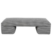 Houndstooth Varo Ottoman Bench